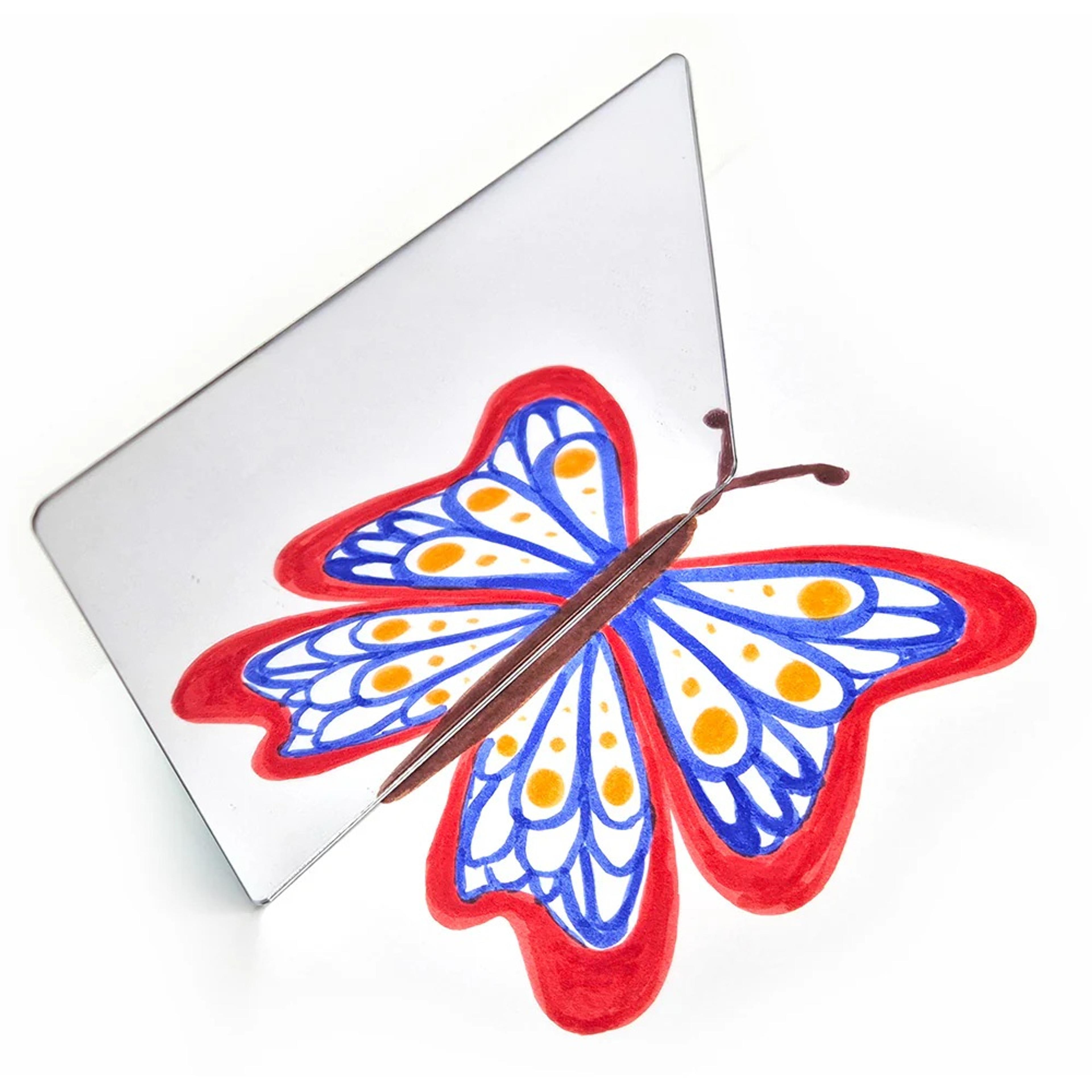 Double Sided Shatter-Proof Plastic Mirrors, with rounded corners - (Pack of 16)