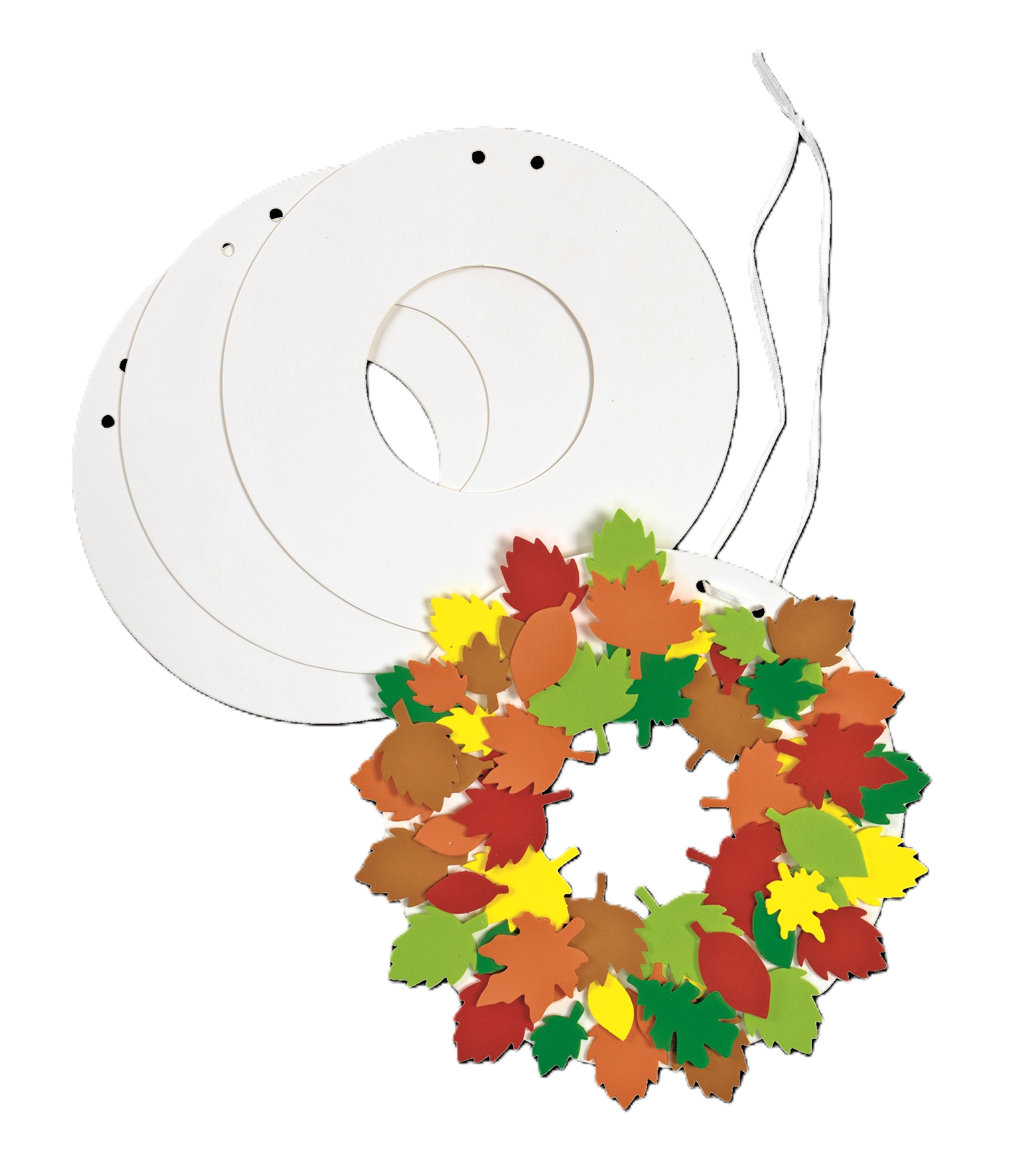 Cardstock Wreaths - Set of 24