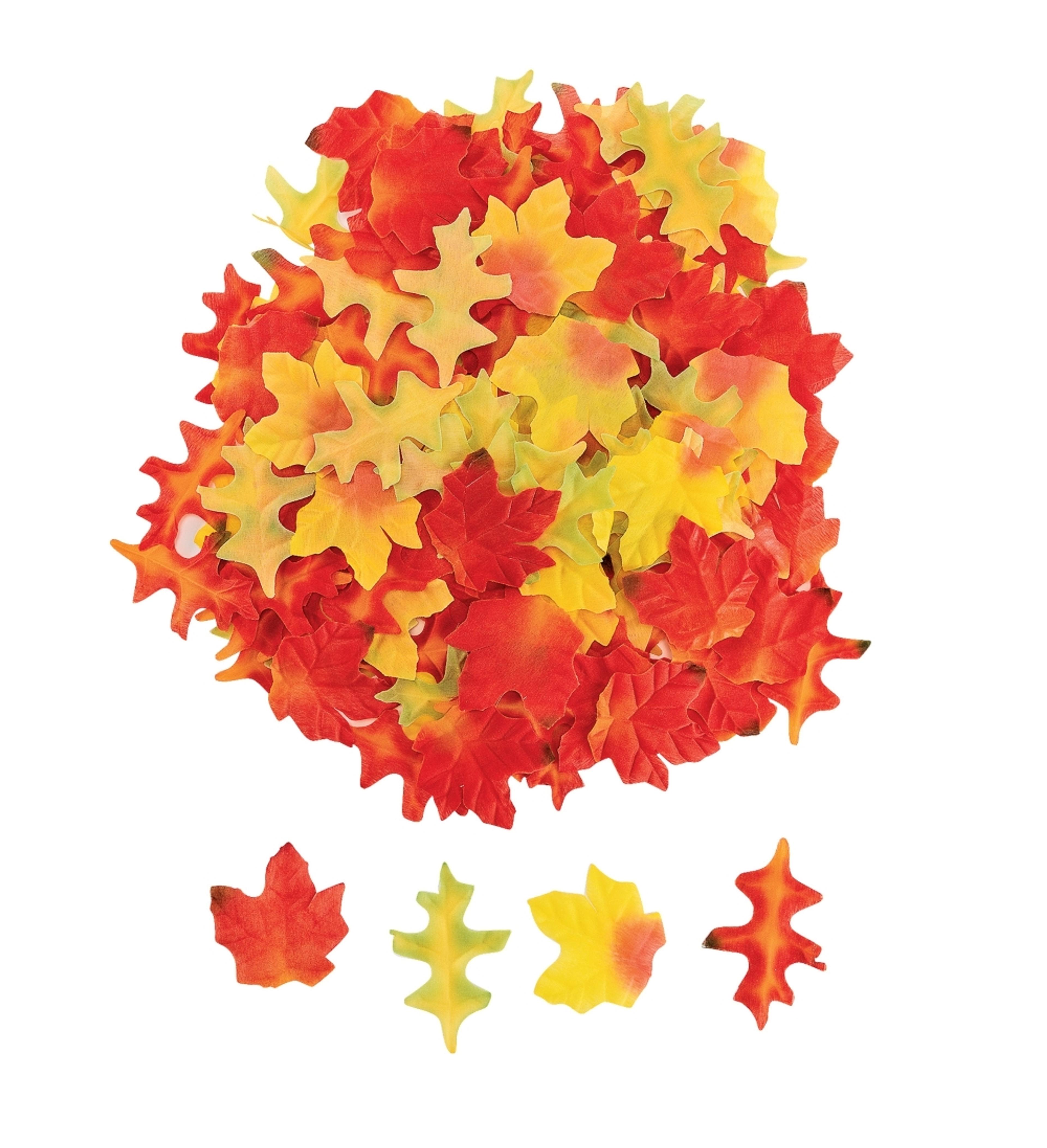 Fabric Fall Leaves - 200 Pieces