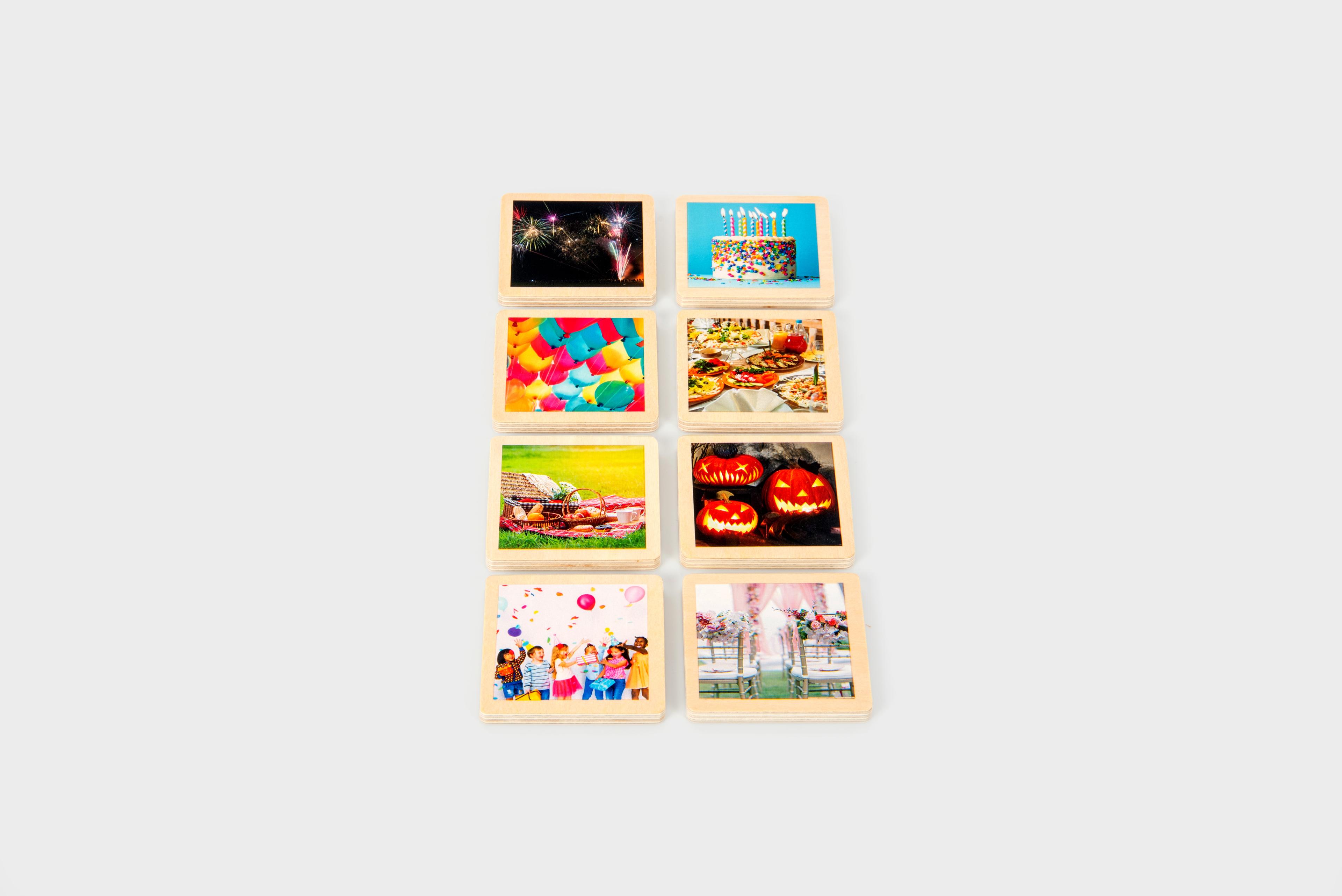Wooden Story Tiles - Pack of 90