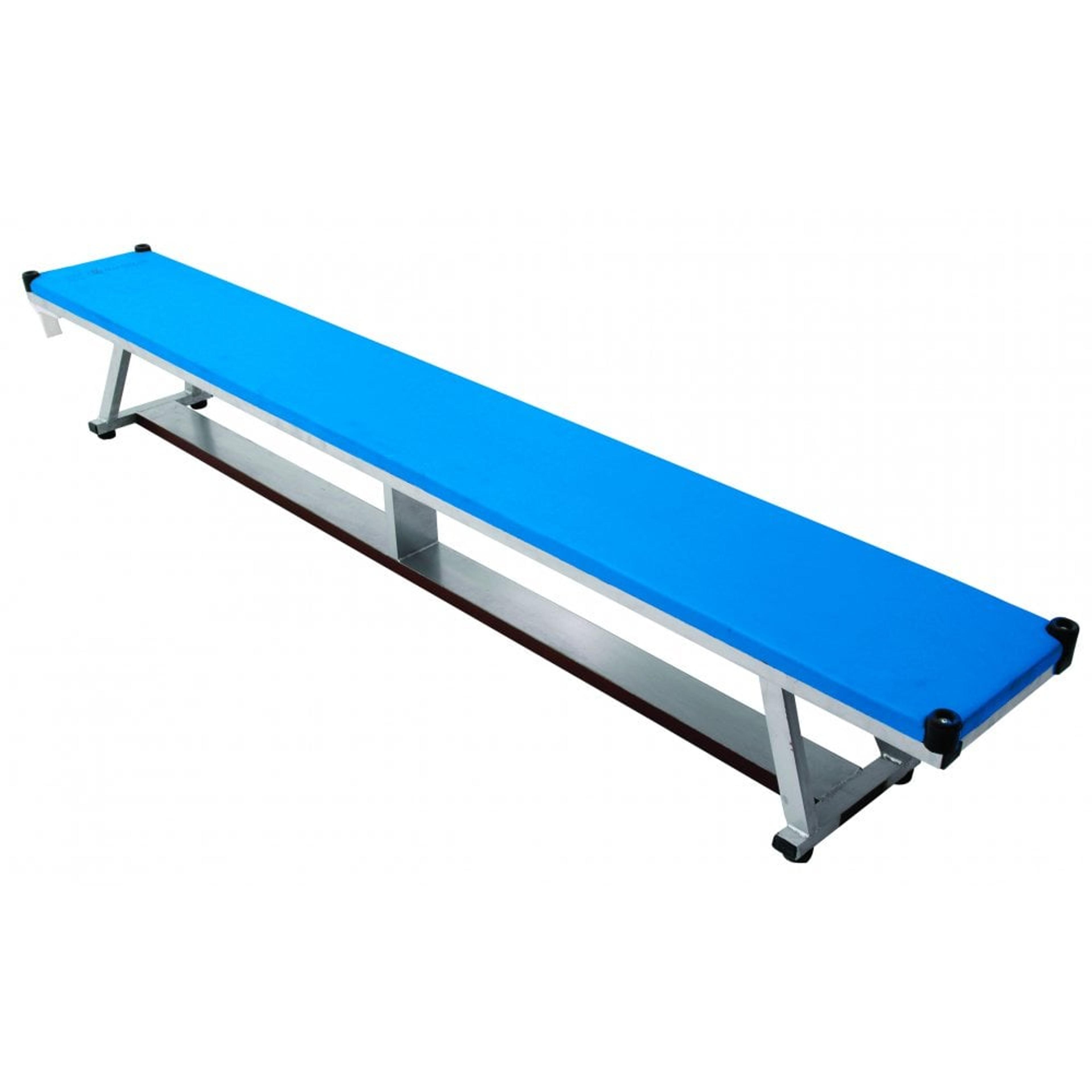 Sure Shot Padded Bench 2.4m - Blue - Pack of 4 Offer