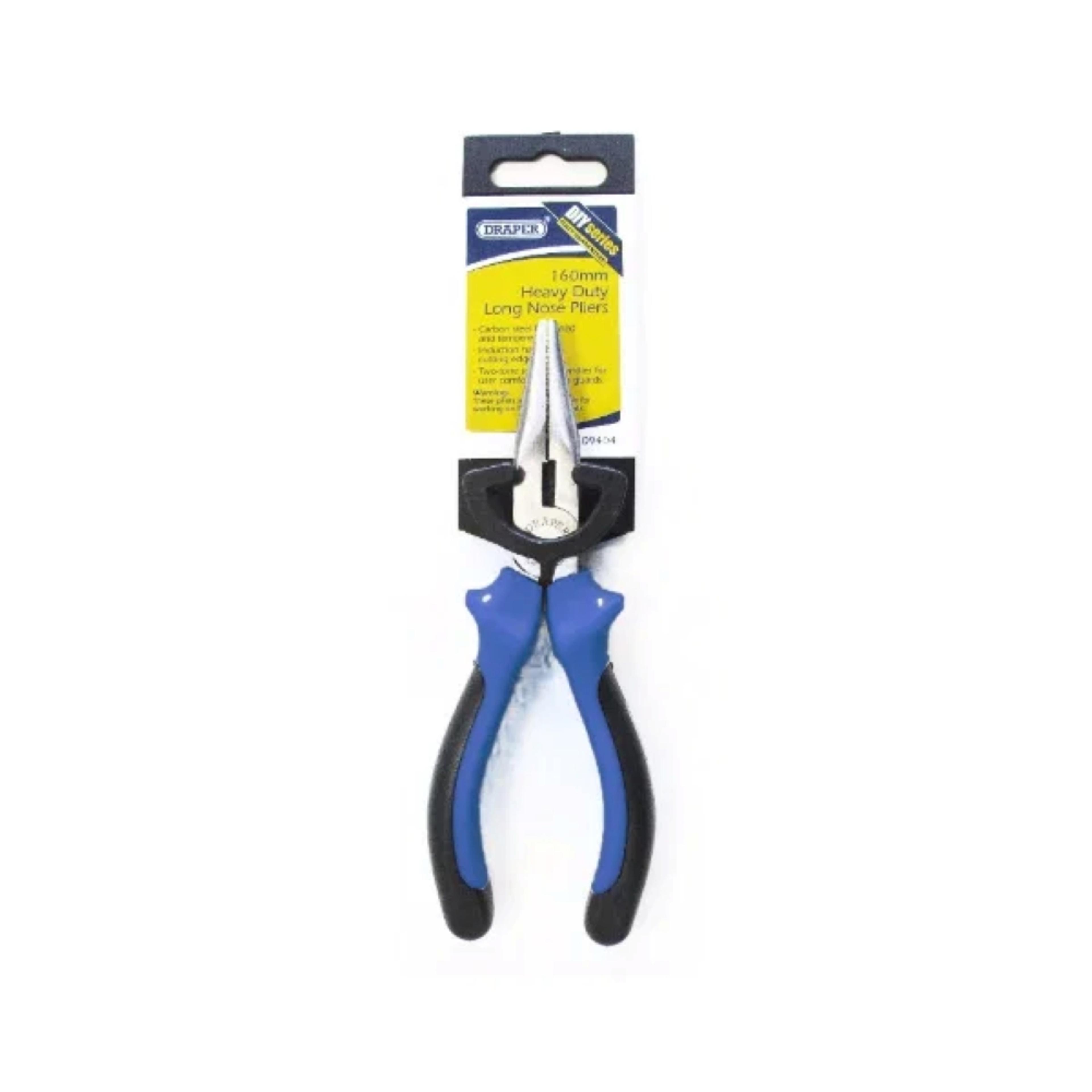 Draper 160mm Heavy Duty Long Nose Pliers