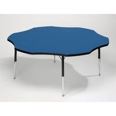 Flower Shaped Tuf Top Height Adjustable Table