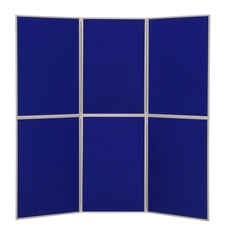 SPACERIGHT 6 Panel Fold-Up Display Screen (with Header)