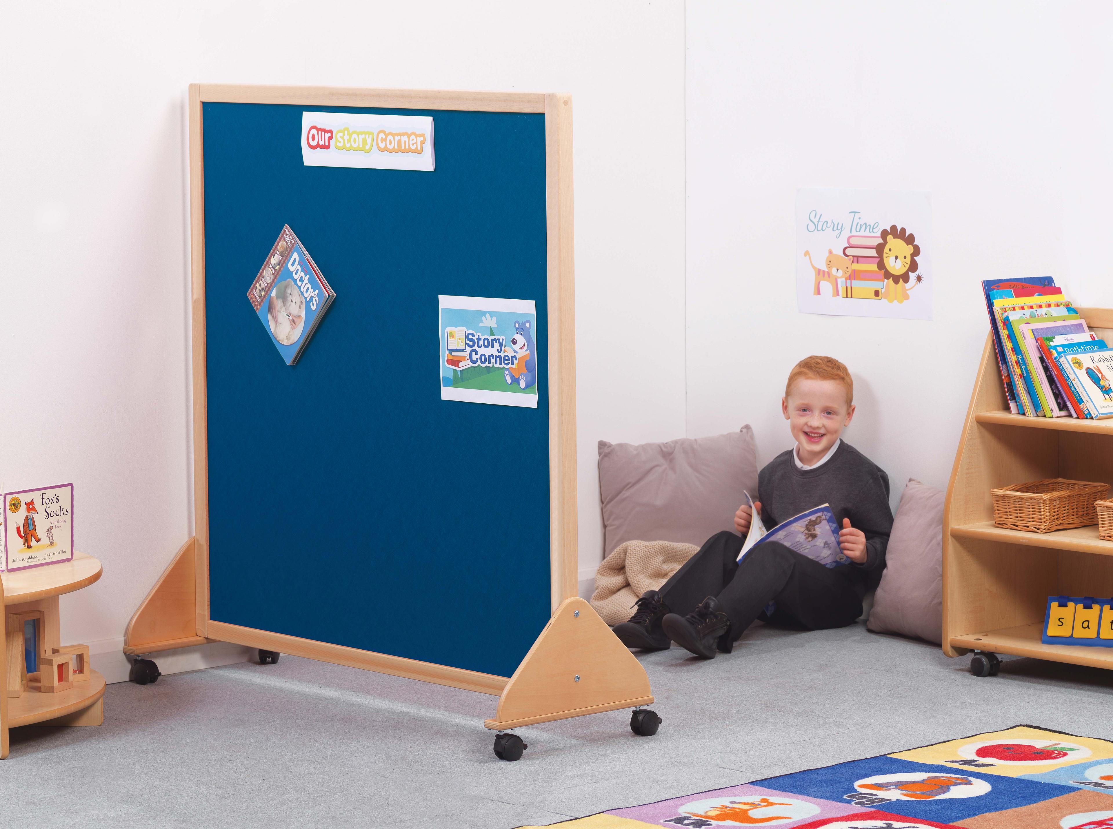 Wood Frame Junior Partitions - Blue
