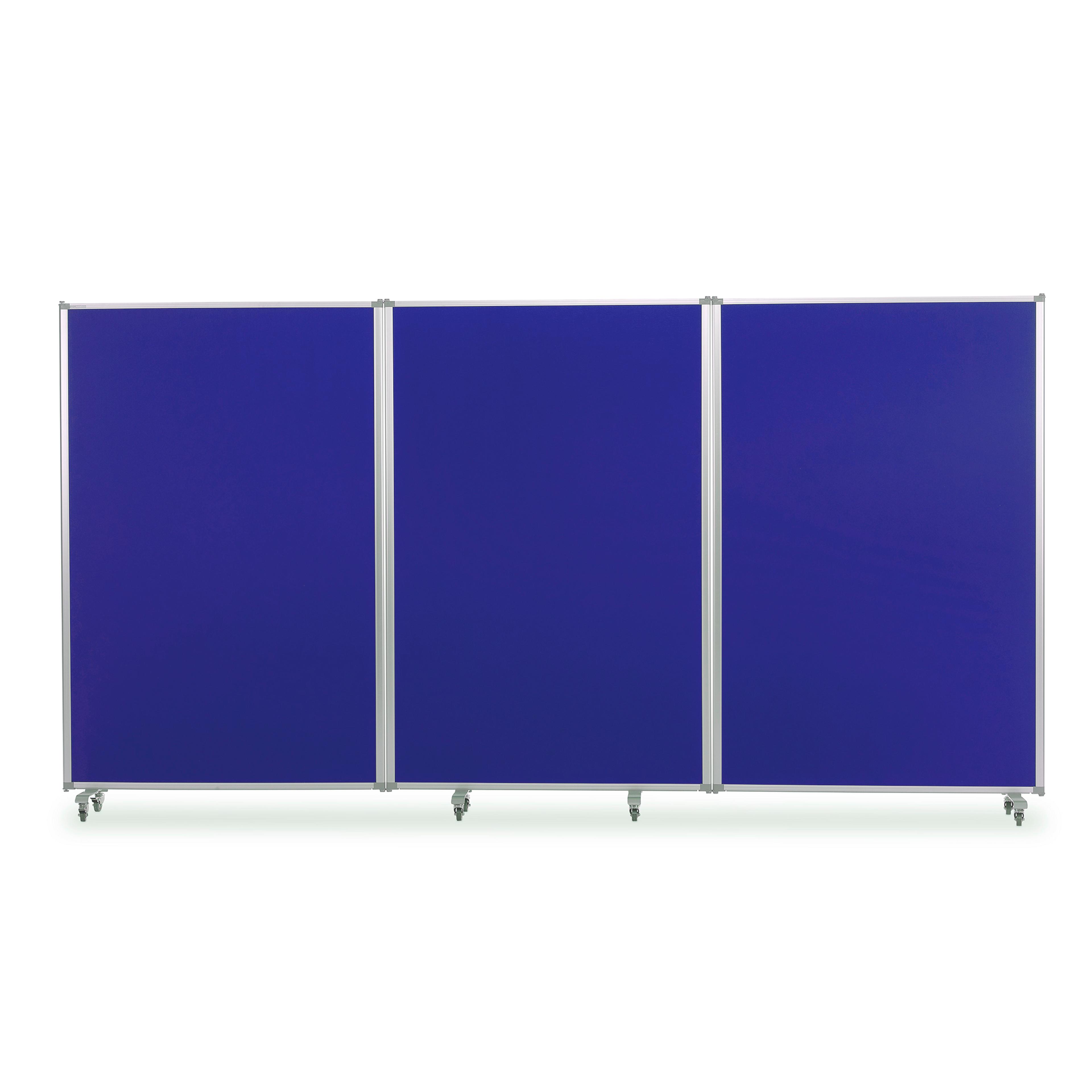 Tri Screen Mobile Presentation & Display System - Blue