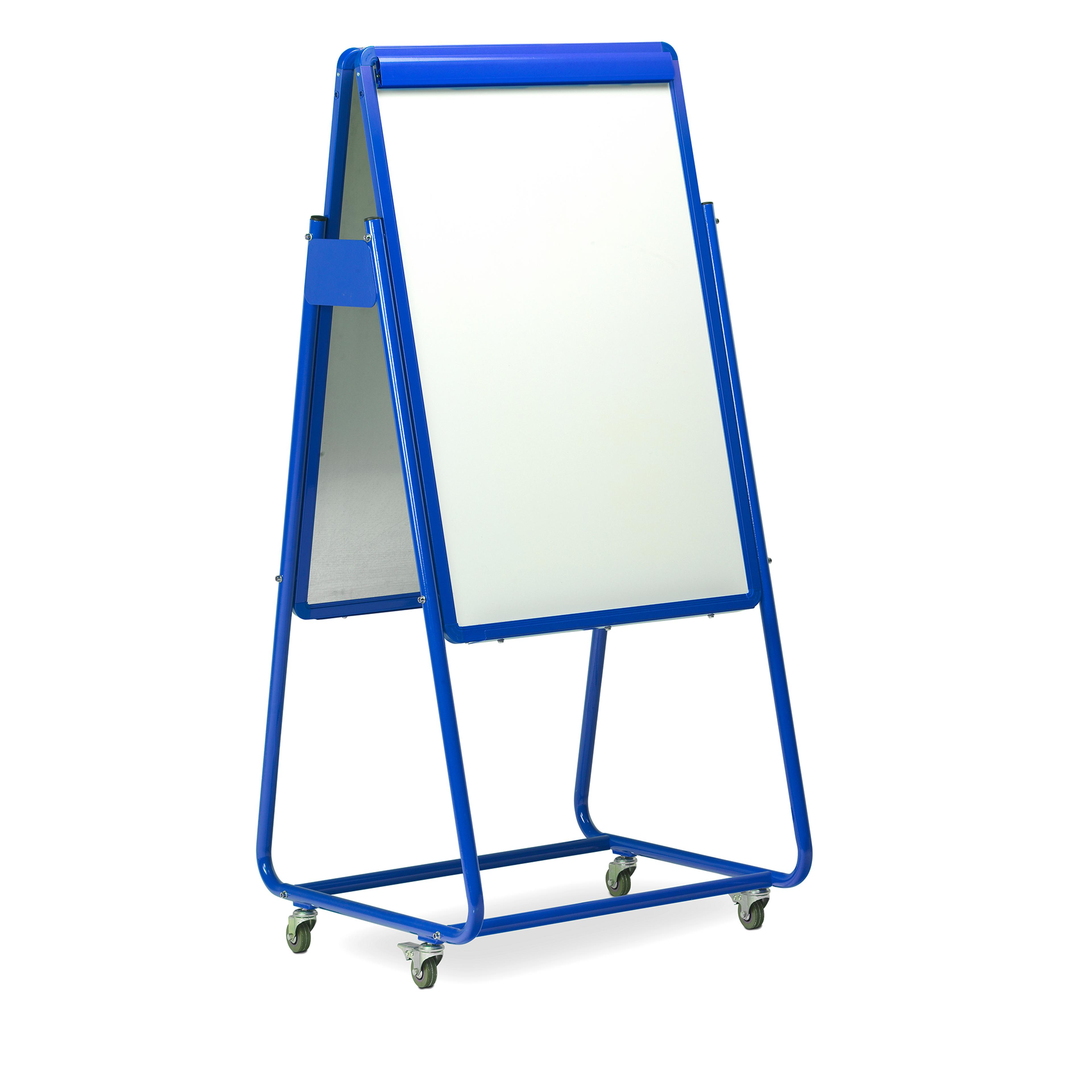 Mobile Magnetic Display Easel Double Sided - Blue