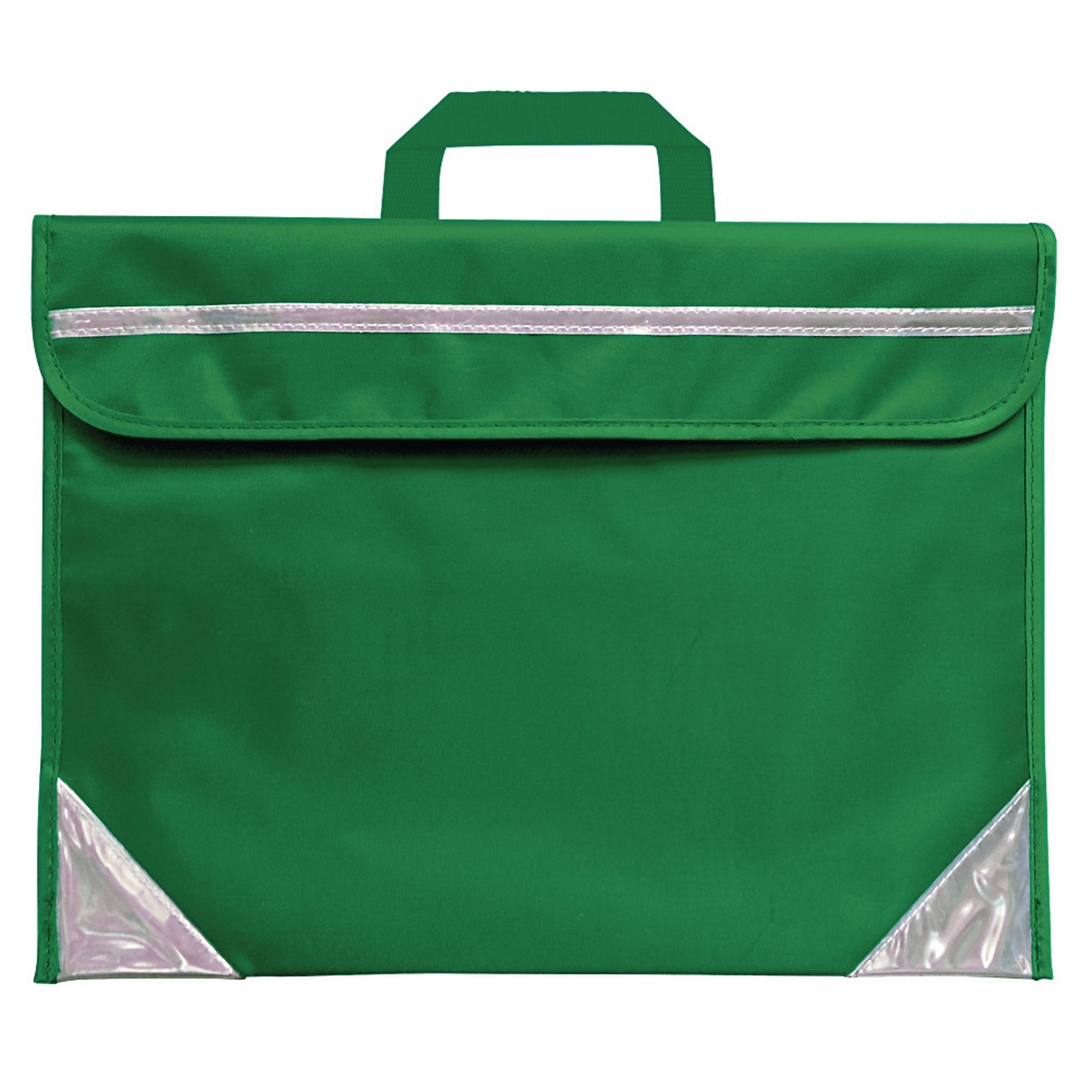 Duo Unprinted Book Bag Emerald