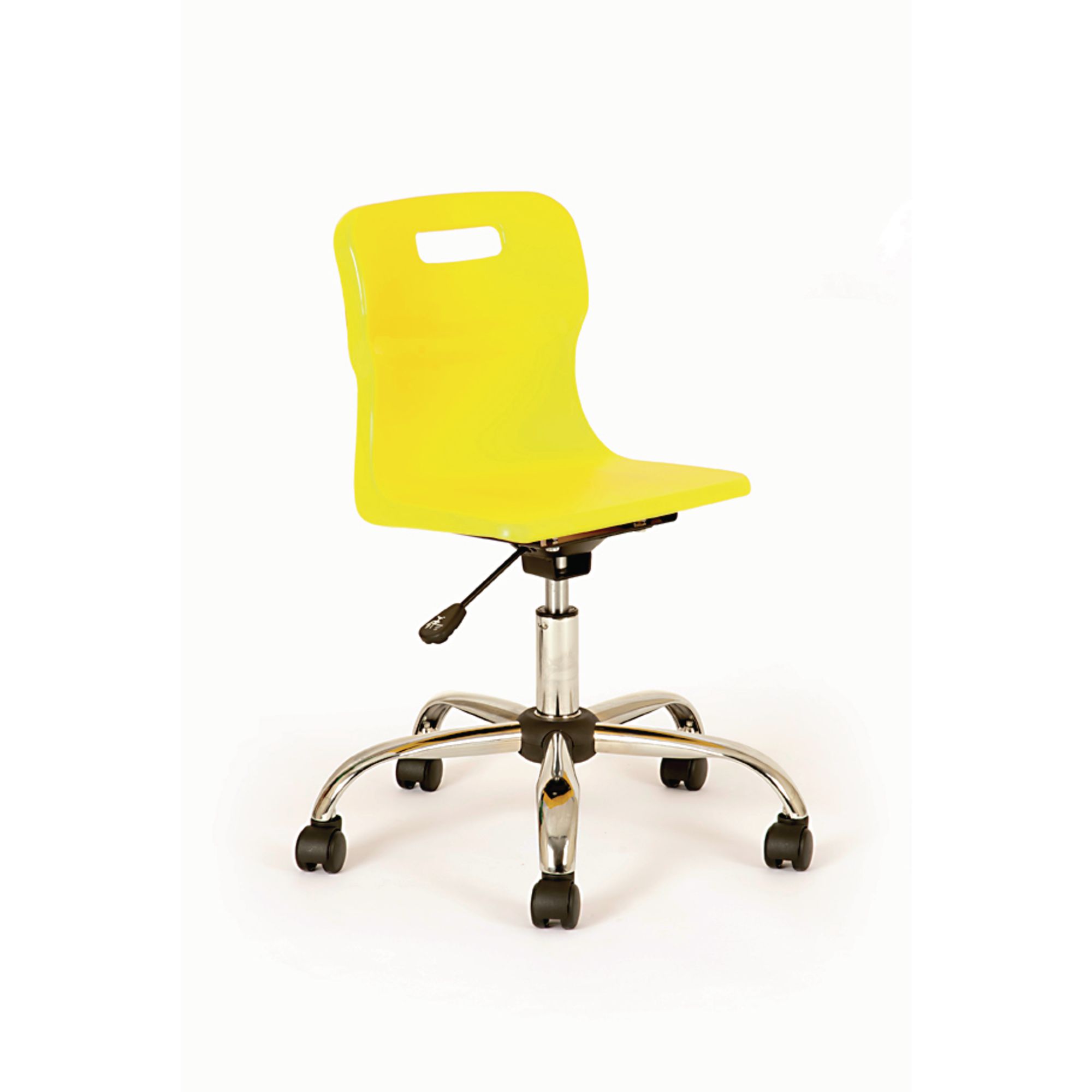 swivel chair yellow