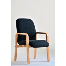 Yealm chair with double arm - Charcoal