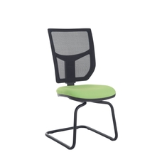 Mesh back chair fixed arms - Armchair