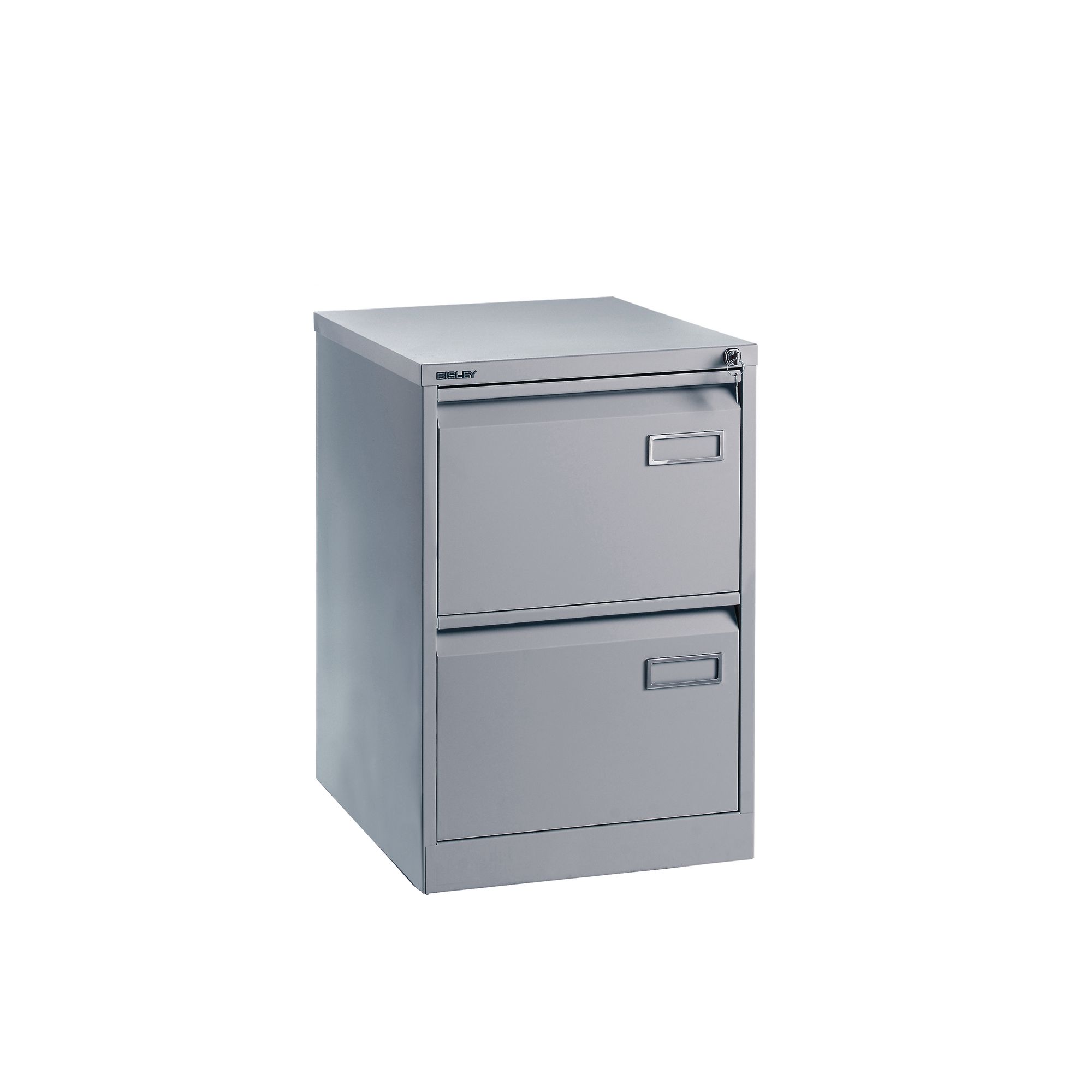 Bisley 2 Drawer Filing Cabinet Grey