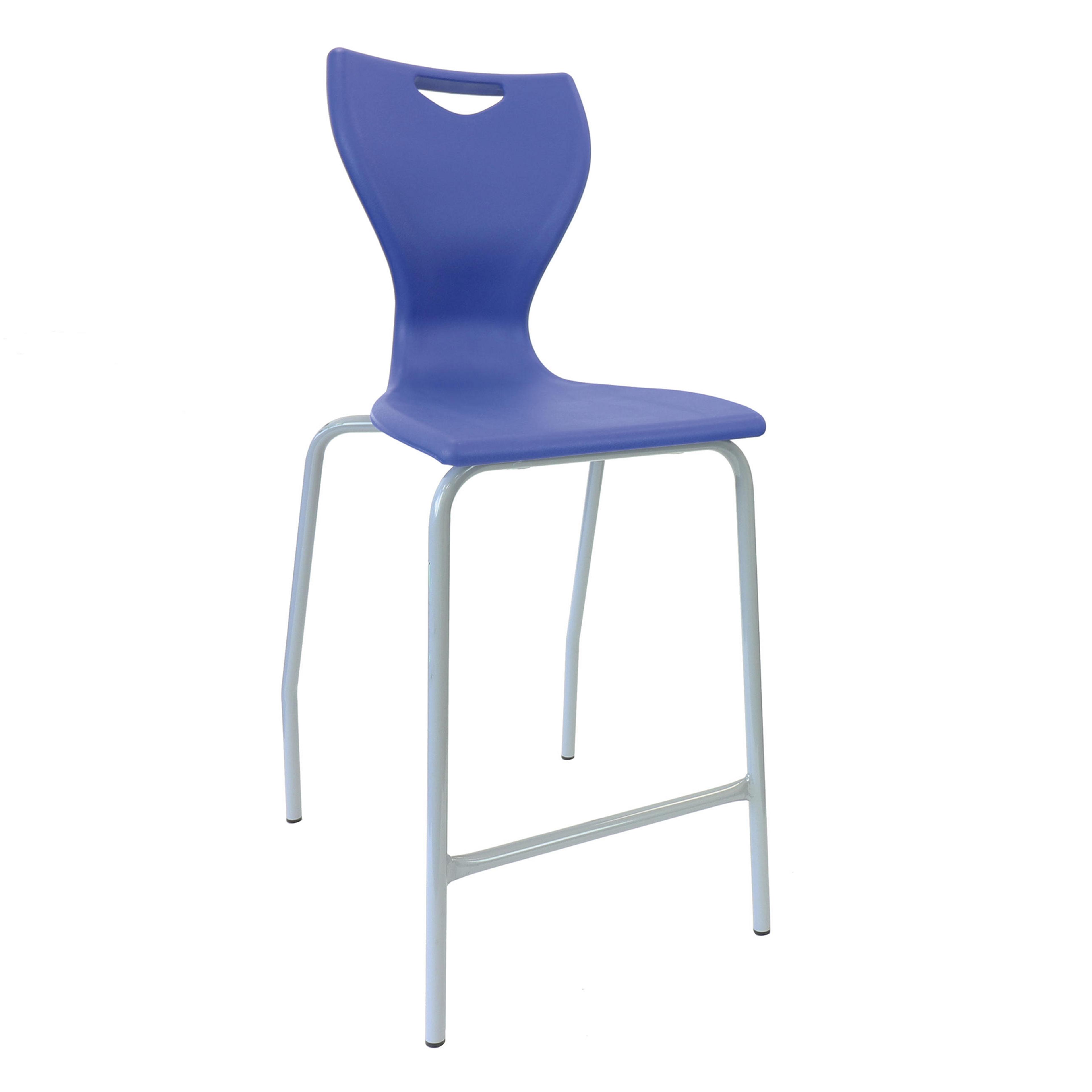 EN71 High Chair Grey Frame Blue