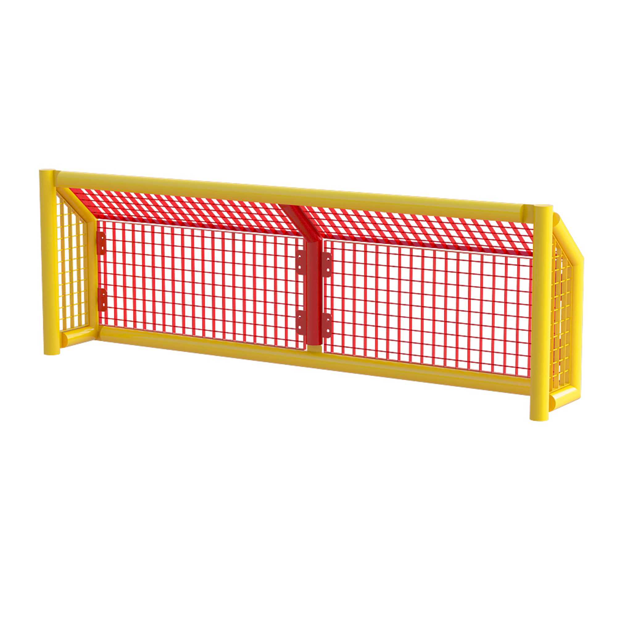 Primary 5aside Goal Recess Yel Frame Red