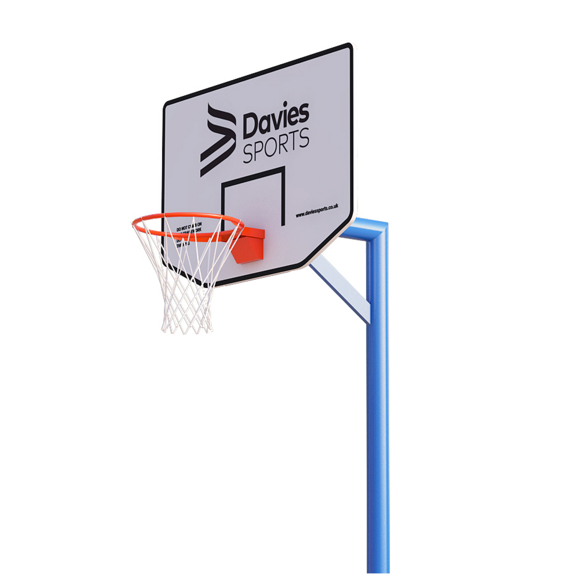 Single Post Basketball 2.6m Blu Posts