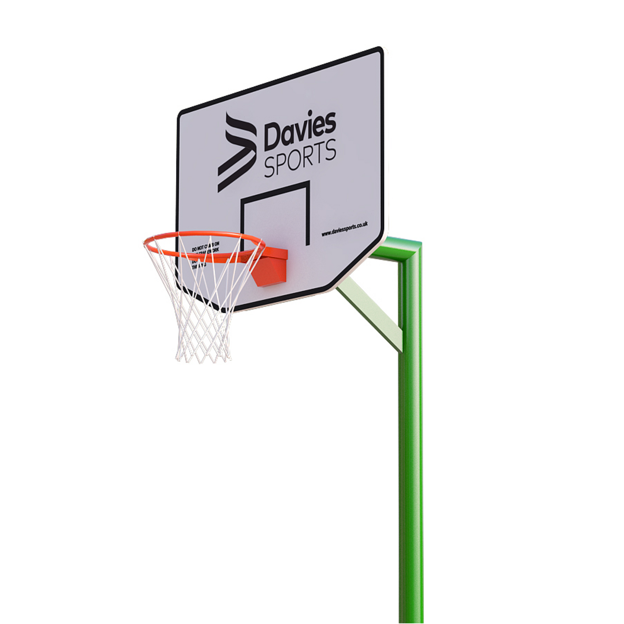 Single Post Basketball 2.6m Grn Posts