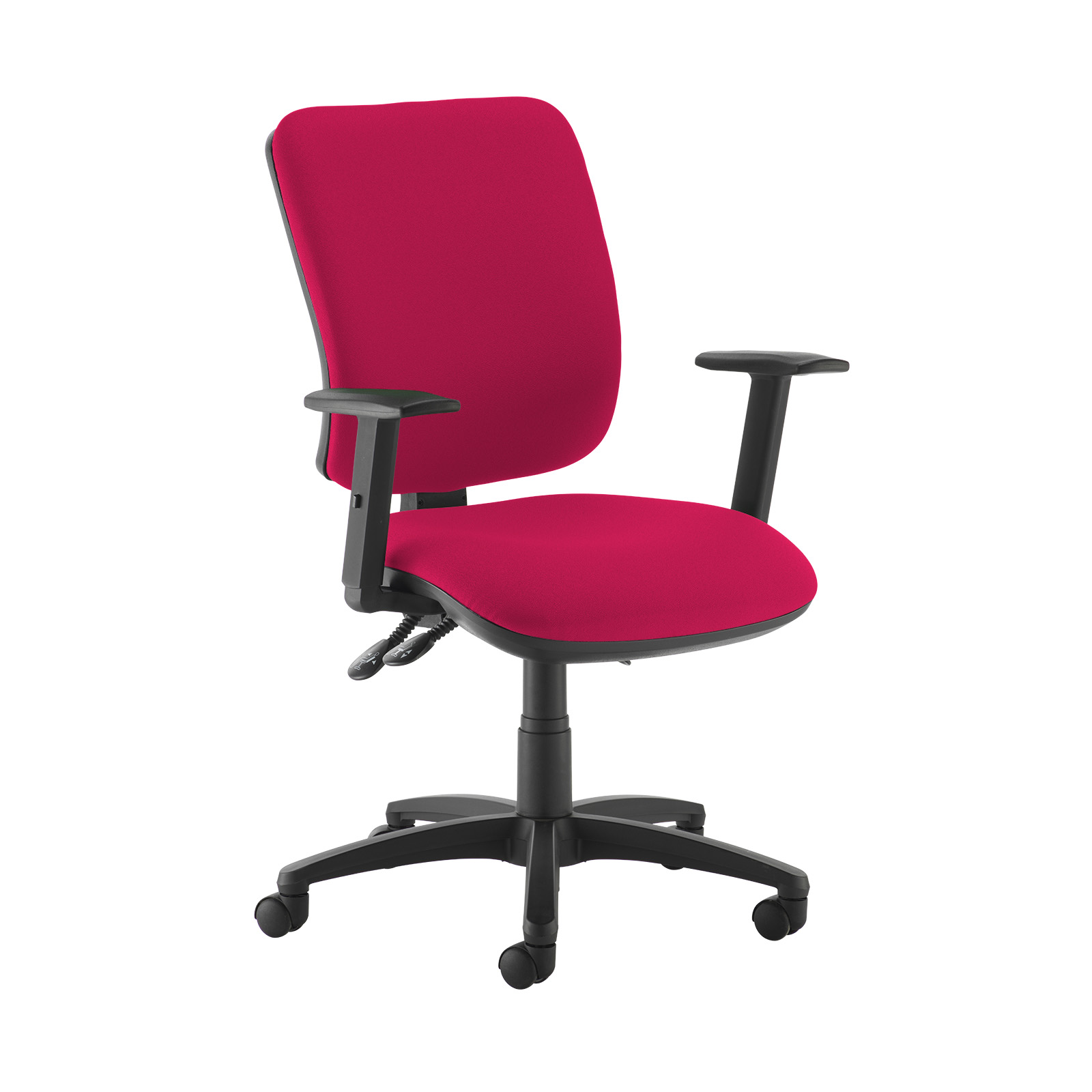 Senza Ergo Chair Pcb Adjst Arm Brgndy