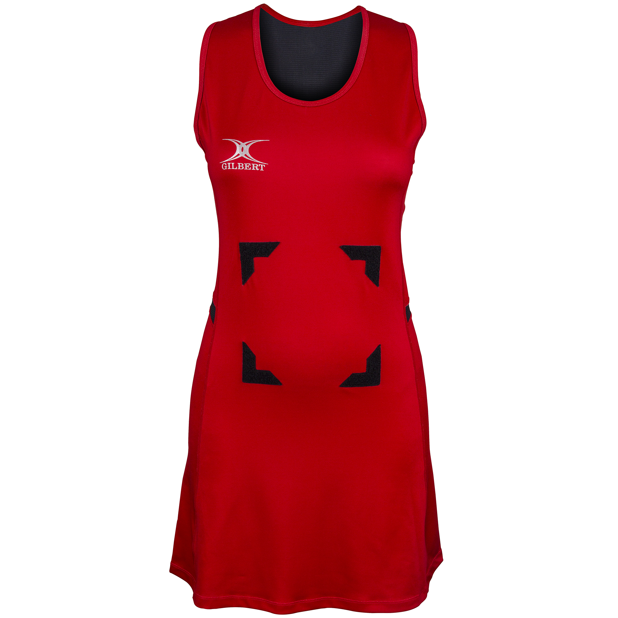 Gilbert Synergie Netball Dress 20 Redblk