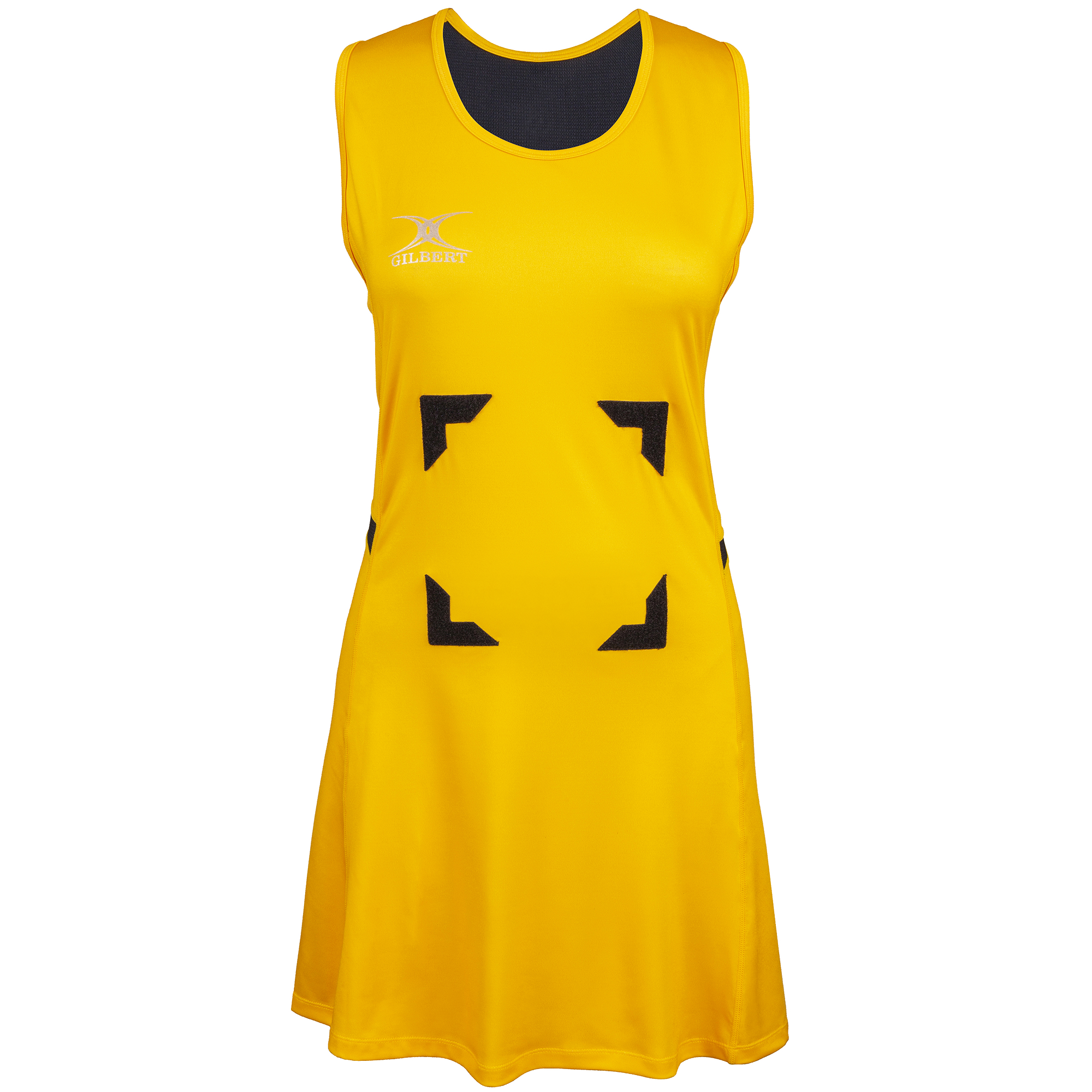 Gilbert Synergie Netball Dress 18 Gldblk