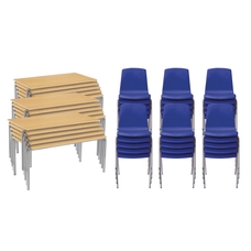 Classmates 15 Tables & 30 Chairs Packs - 111 x 55cm 