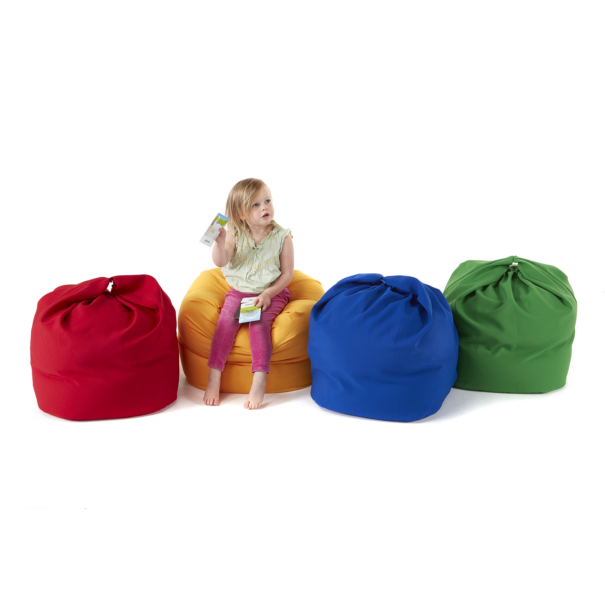 Primary Bean Bags Primary Colours
