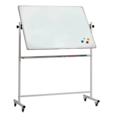 SPACERIGHT Magnetic Mobile Teaching Swivel Boards