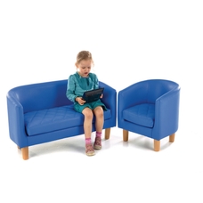 Kids Tub Chair - Blue
