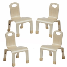 Millhouse One Piece Wooden Chair - Pack of 4