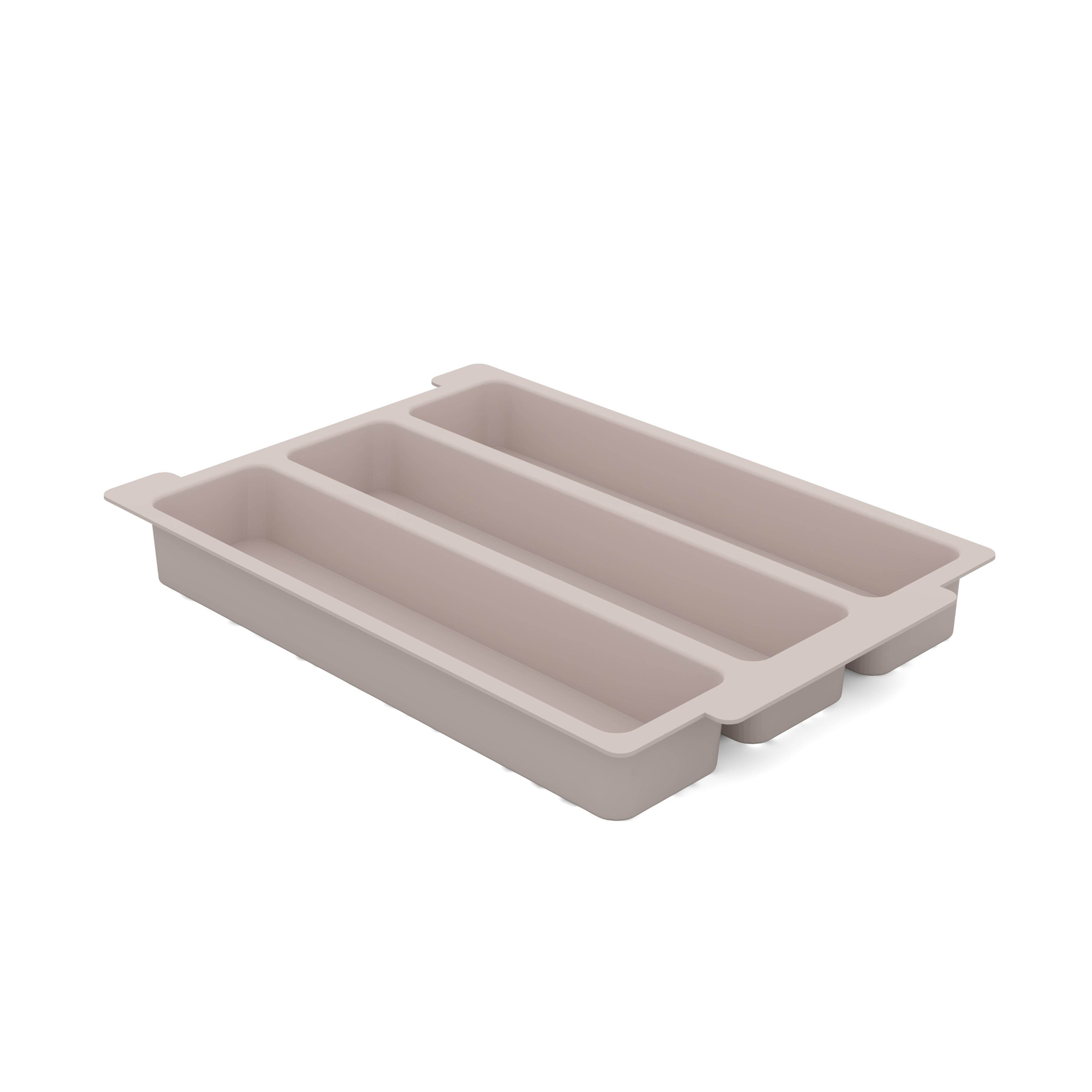 Gratnells Plastic Dividers for Shallow Trays - 3 Compartments - pack of 6