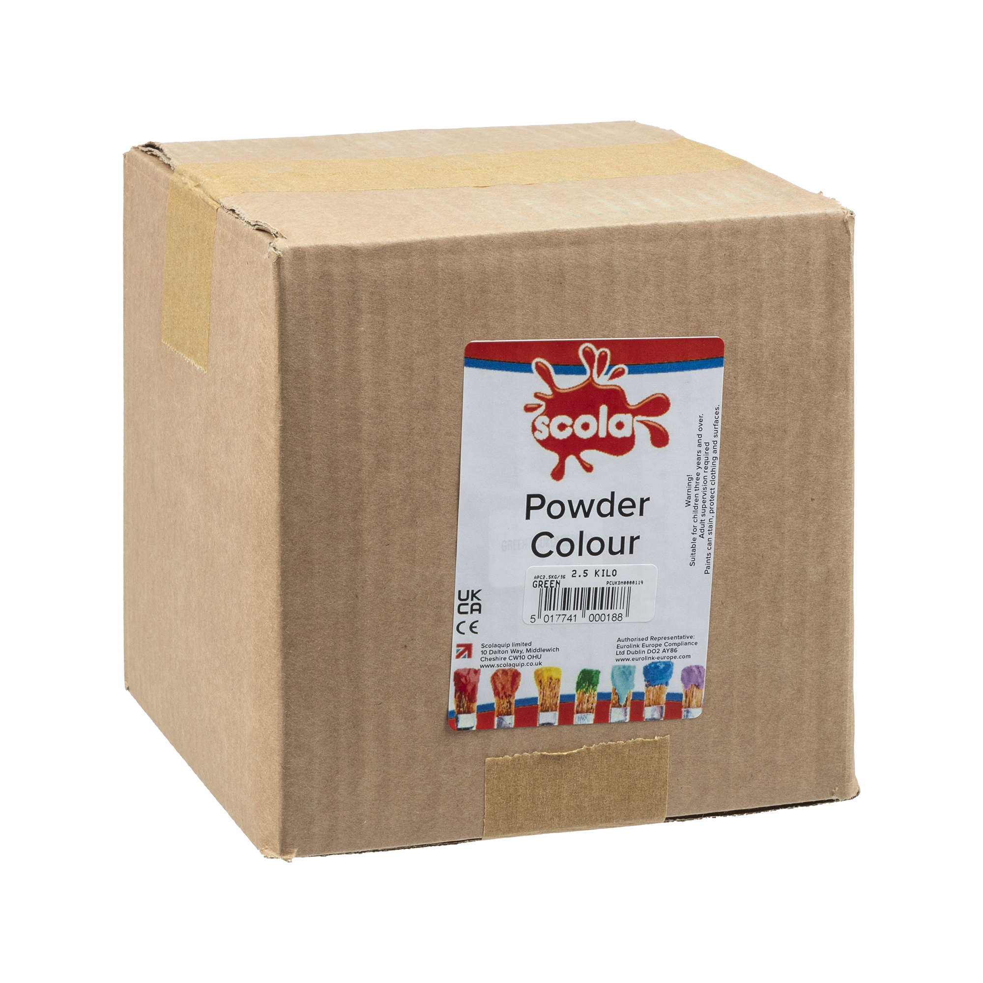 Scola Powder Colour 2.5kg Brilliant Grn