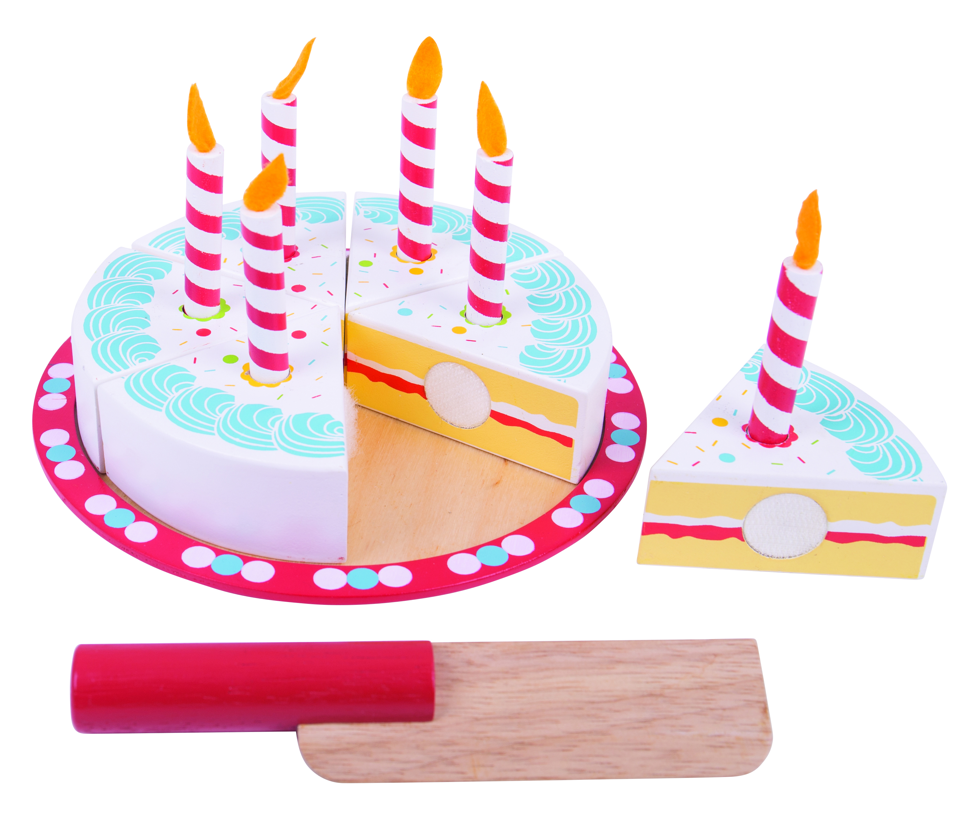 childrens wooden birthday cake