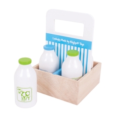Bigjigs Toys Wooden Milkman Delivery