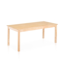Classic Wooden Rectangular Table - 4-6 years