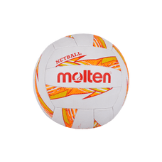 Molten Dynamite Match Netball - White/Orange/Yellow - Size 5