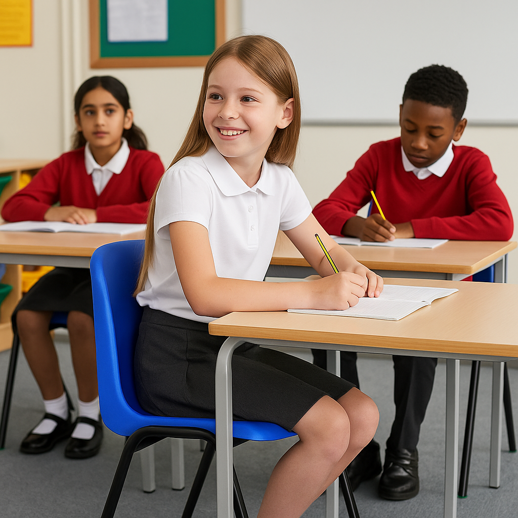 CP050188AD Classmates Chairs Blue 6-8 years Findel