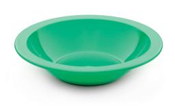 Harfield Polycarbonate Rimmed Bowls - pack of 10 - Green