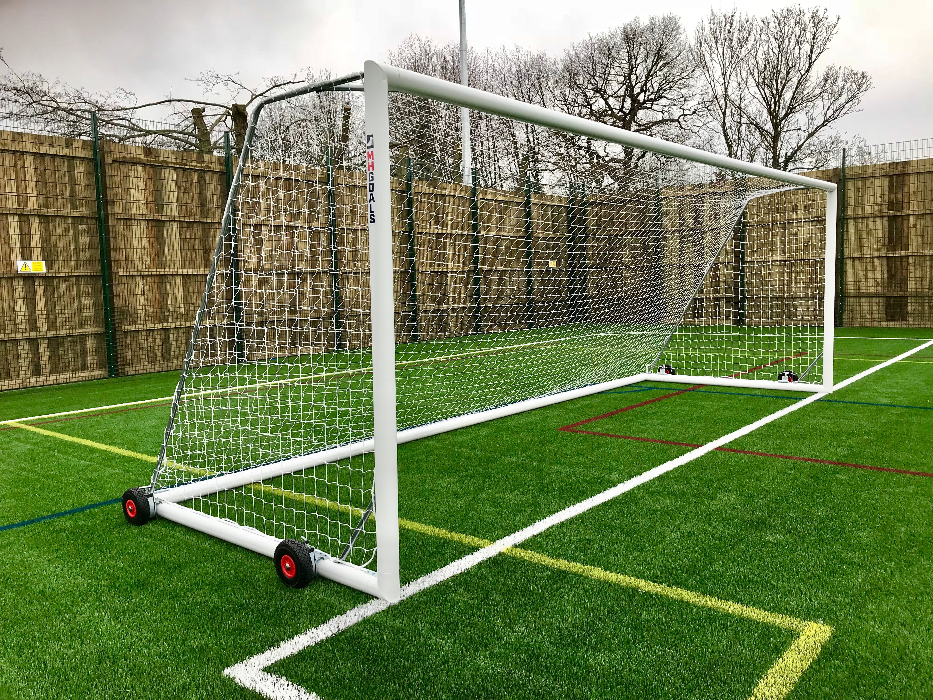 MH Self-Weighted Football Goals - 12 x 6ft - Pair