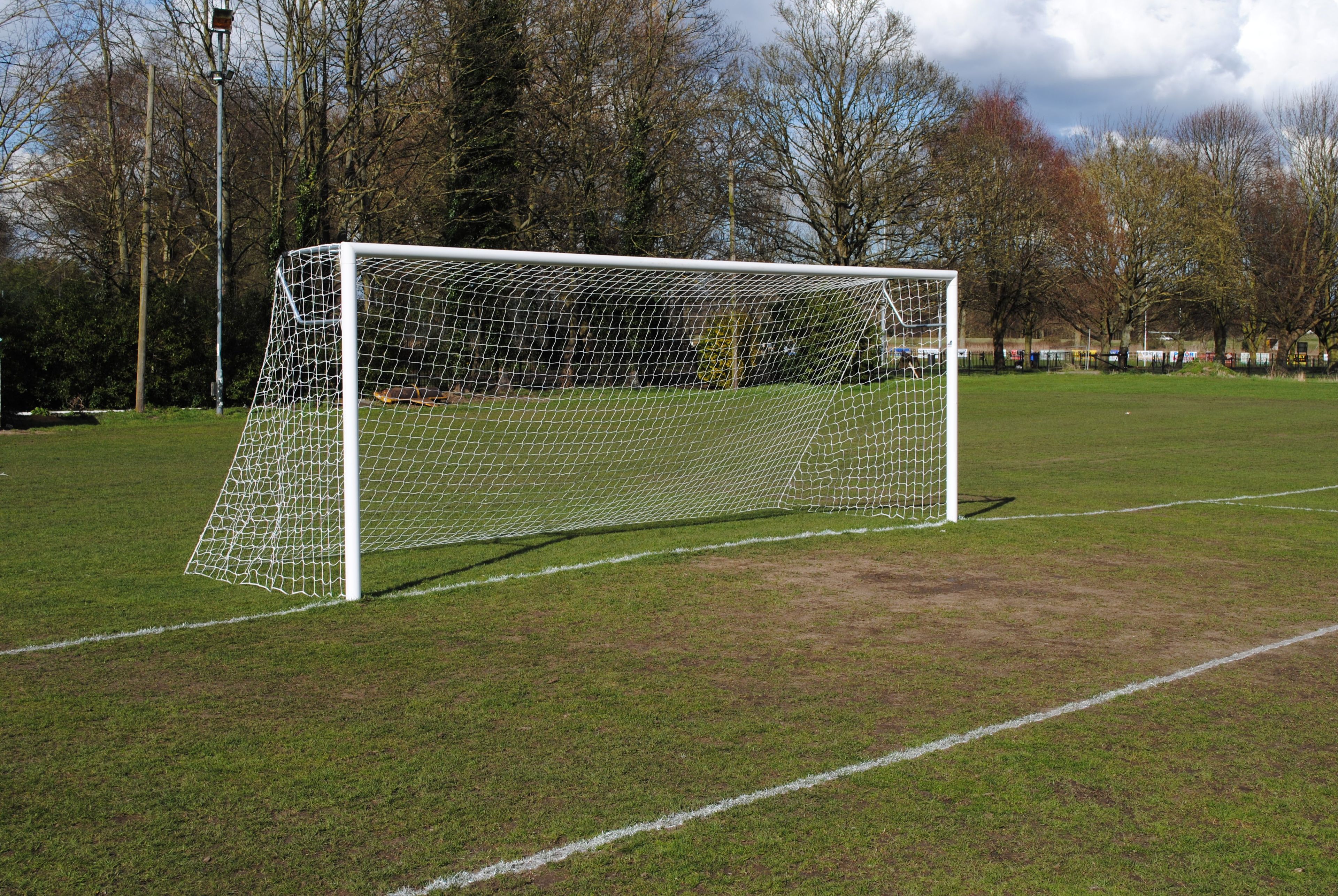 MH Club Socketed Football Goals - 21 x 7ft - Pair