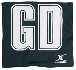 Gilbert Netball Patch Pro Bib - Pack of 14  - Black/White
