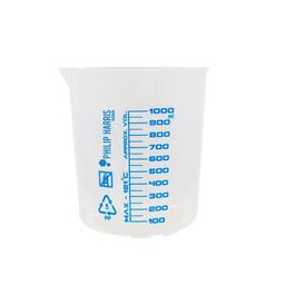 Polypropylene Beaker by Philip Harris - 1000ml (50ml Graduations)
