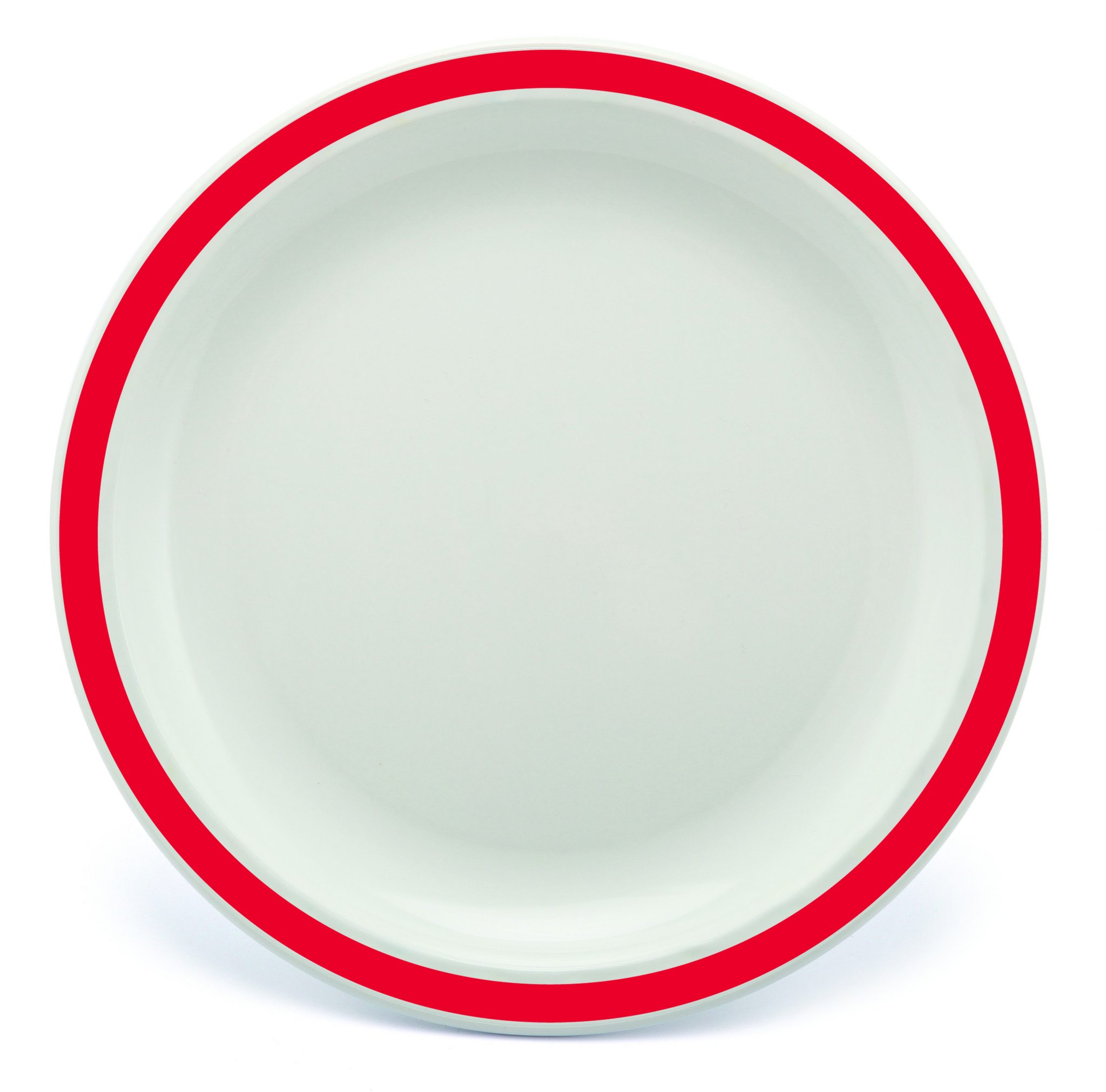 Harfield?áNarrow Rimmed Plates Red P10