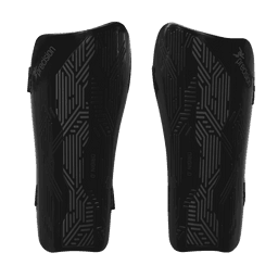 Precision Origin.0 Strap Shin Guards - Black/Black  - S