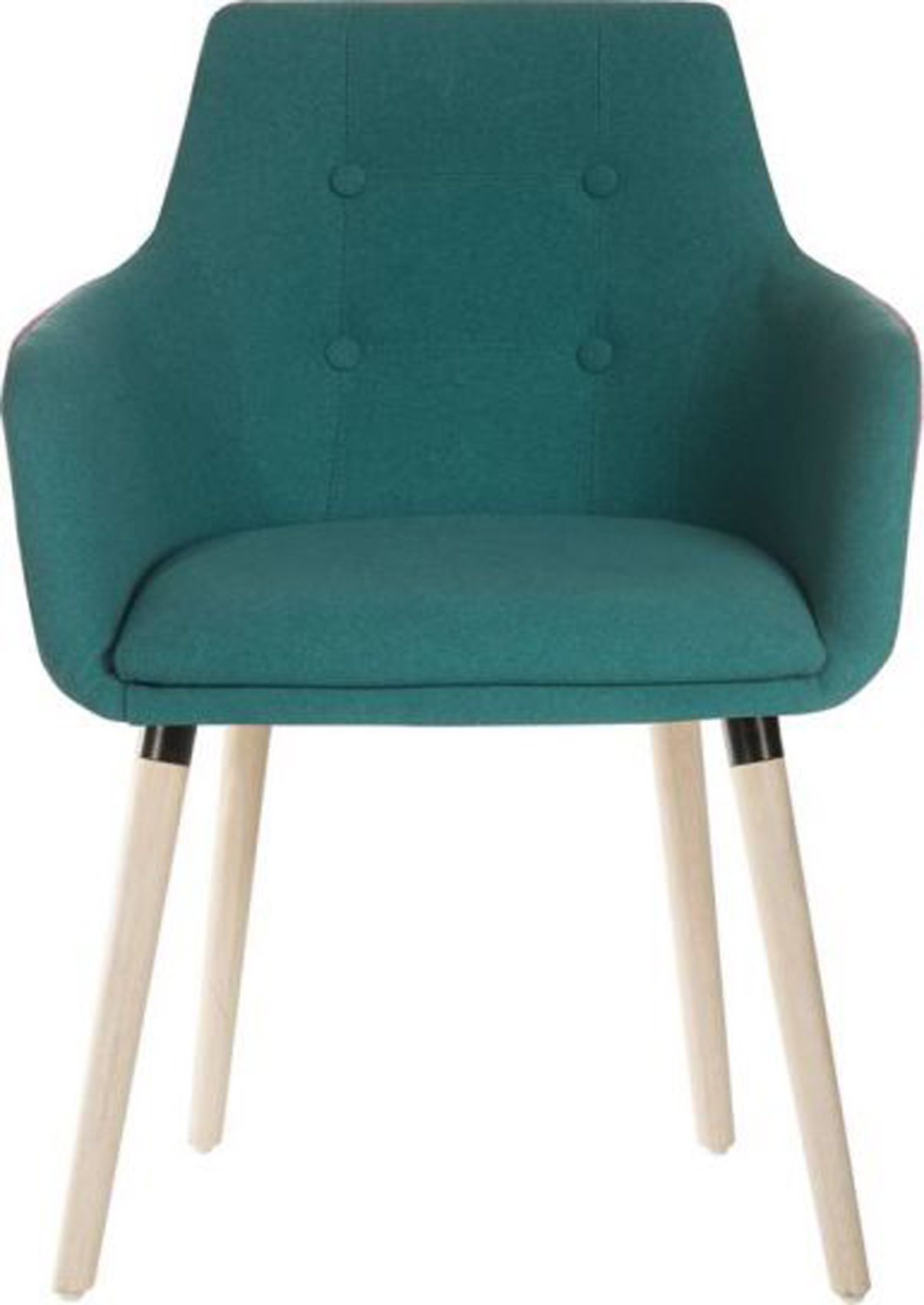 Upholstered Reception Chair - Green
