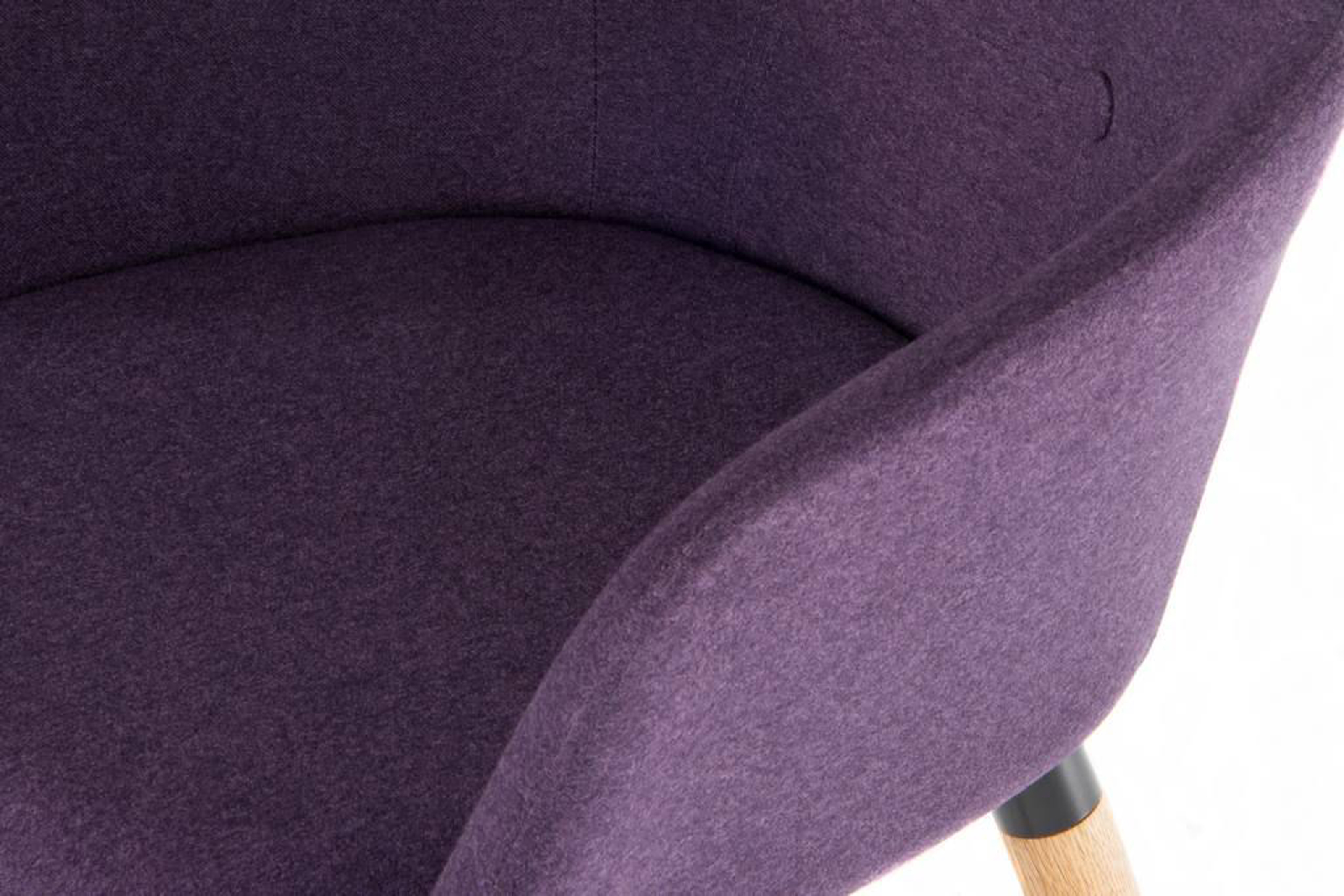 Dark purple deals accent chair