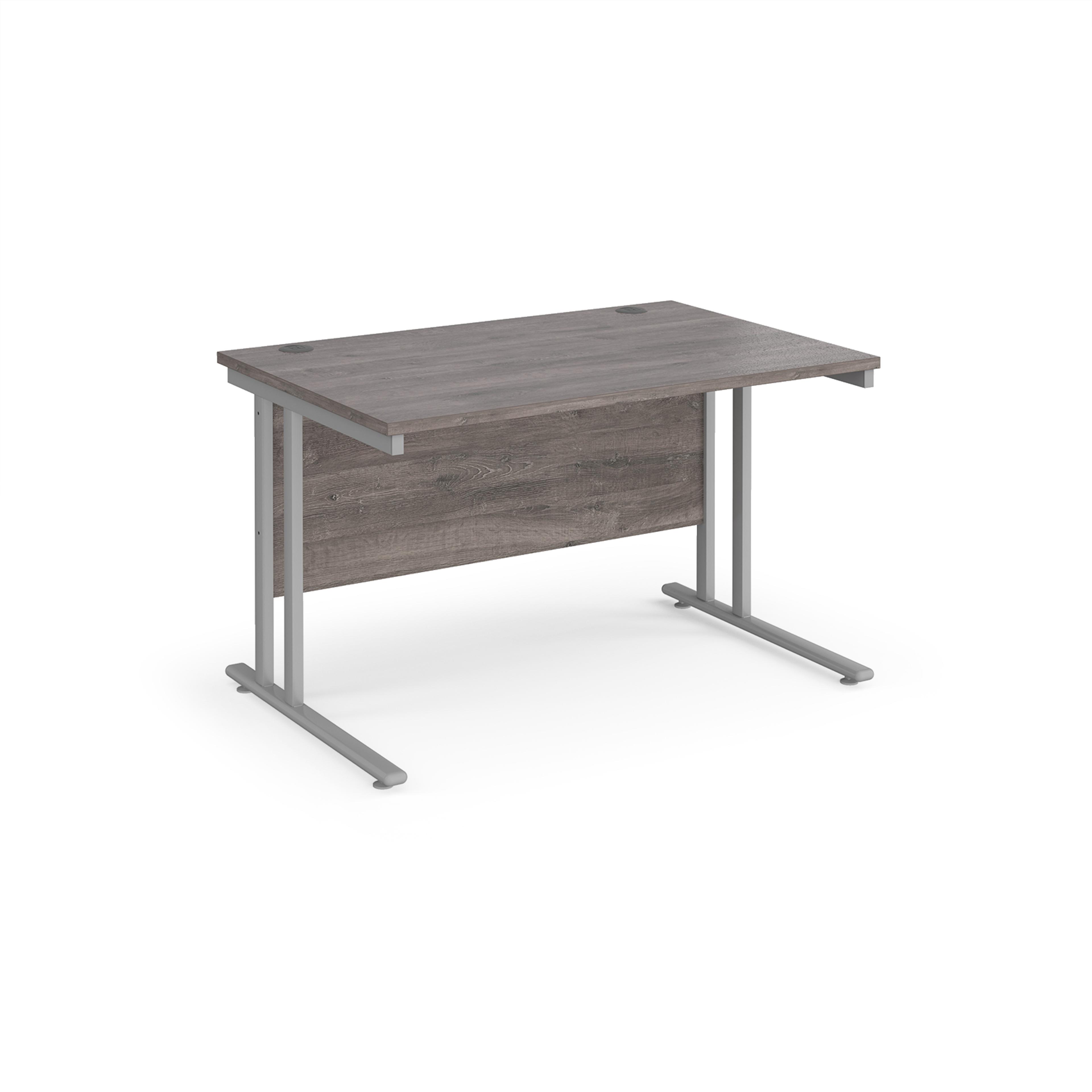 Classmates Straight Desk - Grey Oak - 1200
