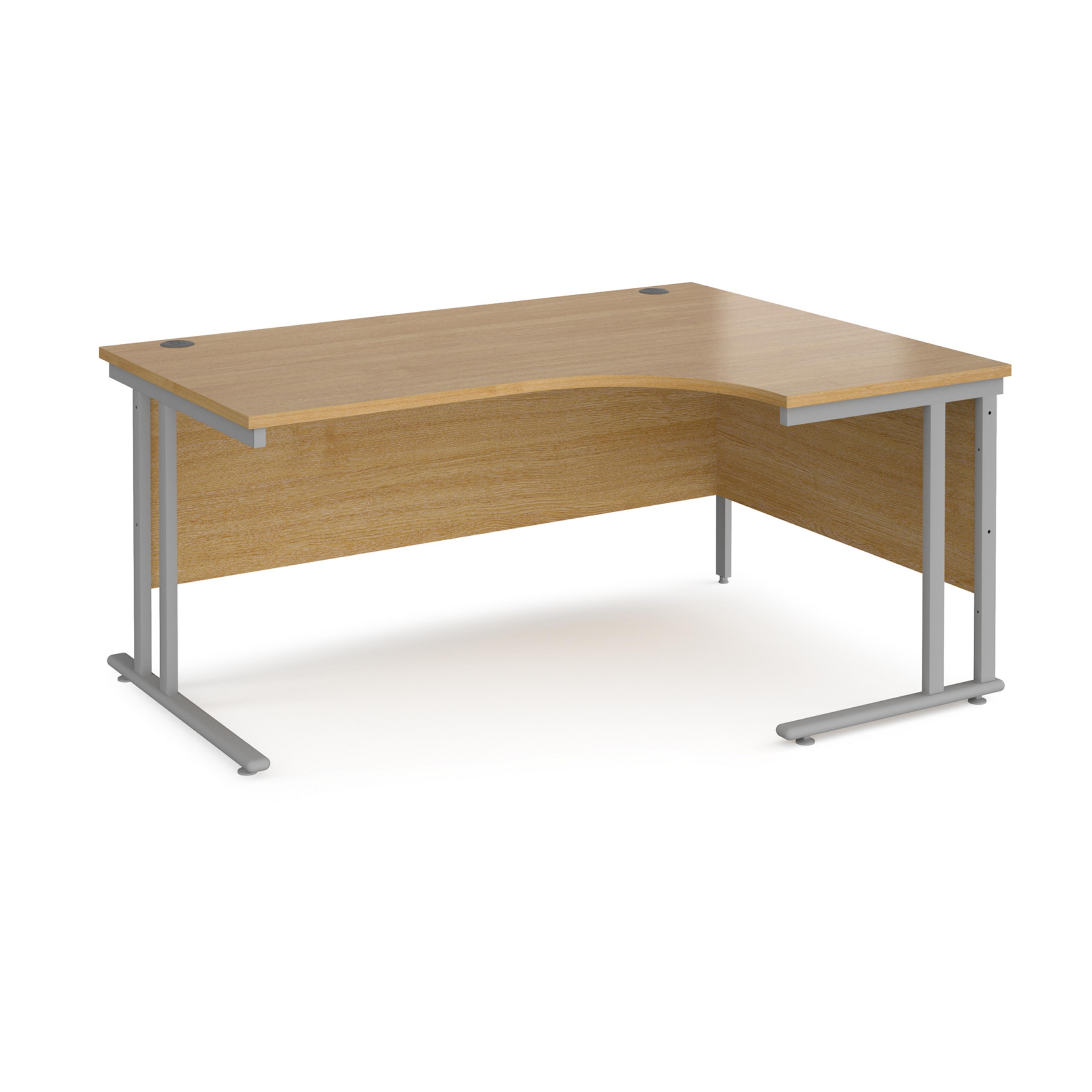 Classmates Right Hand Crescent Desk - Beech