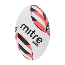 Mitre Sabre Training Rugby Ball - Black/White/Orange 