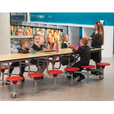 SPACERIGHT Primary Rectangular 12 Seater Table