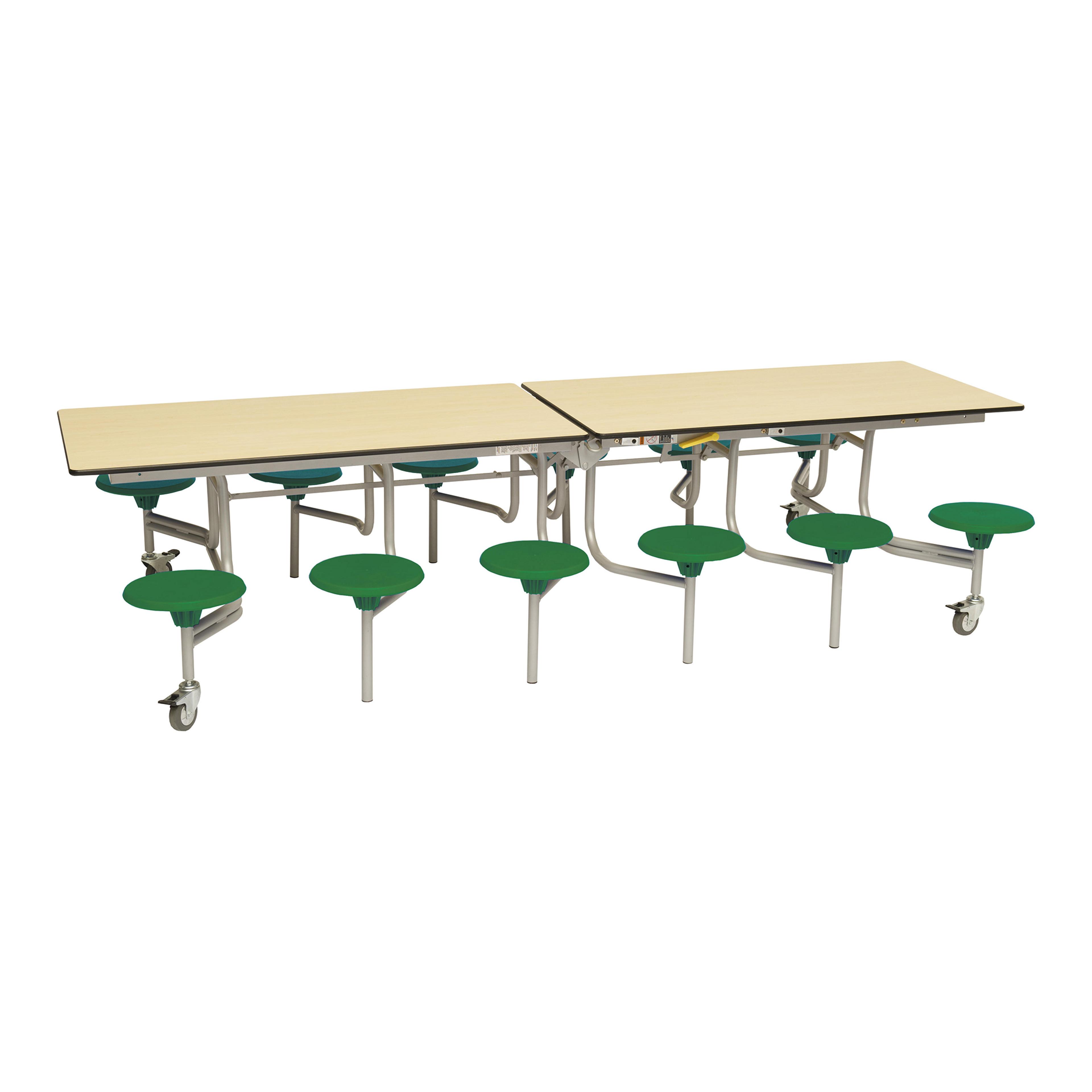 Secondary 12 Seater Dining Tables - Green - Maple