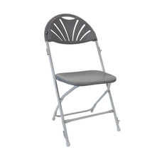 Fan Back Folding Link Chair